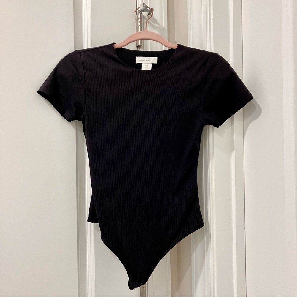 House of Harlow 1960 Black Bodysuit